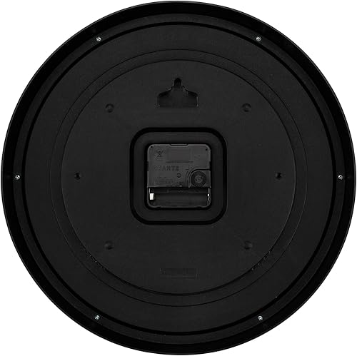 Miniatura 9 de Foxtop Reloj de pared hacia atrás negro 12 pulgadas