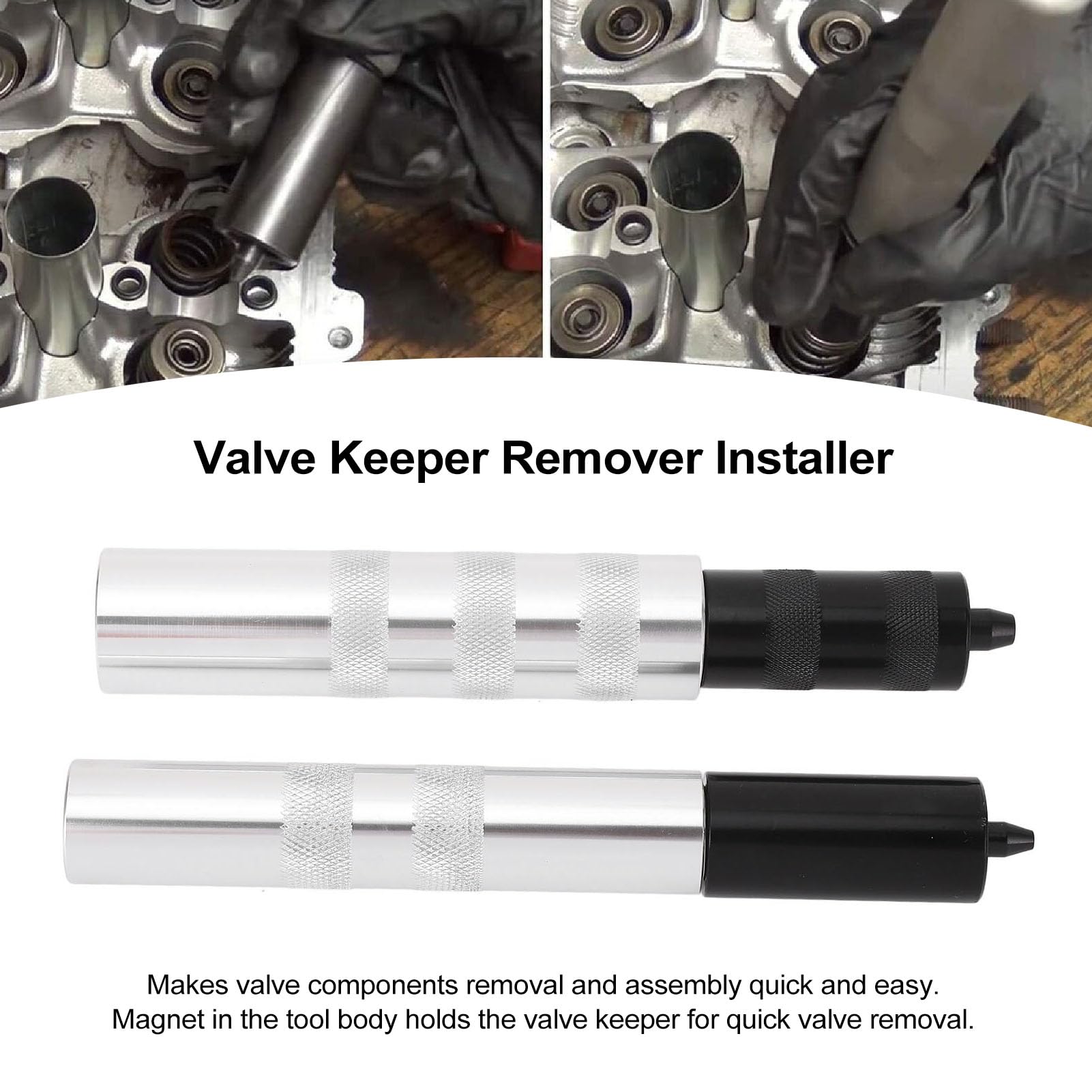 Kit de Instalador de Quemador de Válvulas 36050, Compresor de Resorte, para Motores Superiores con Tallos de Válvula de 4.5 a 7.5 Mm /16 a 3/8 Pulgadas