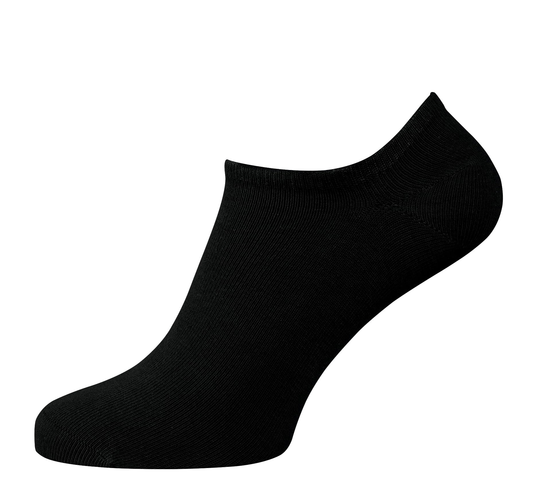 Nur Der Men's 6er Pack Herren Cotton Sneaker Socken Ankle Socks Not Applicable, Black (Schwarz 940), 9/11/2019 (Manufacturer Size: 43-46)