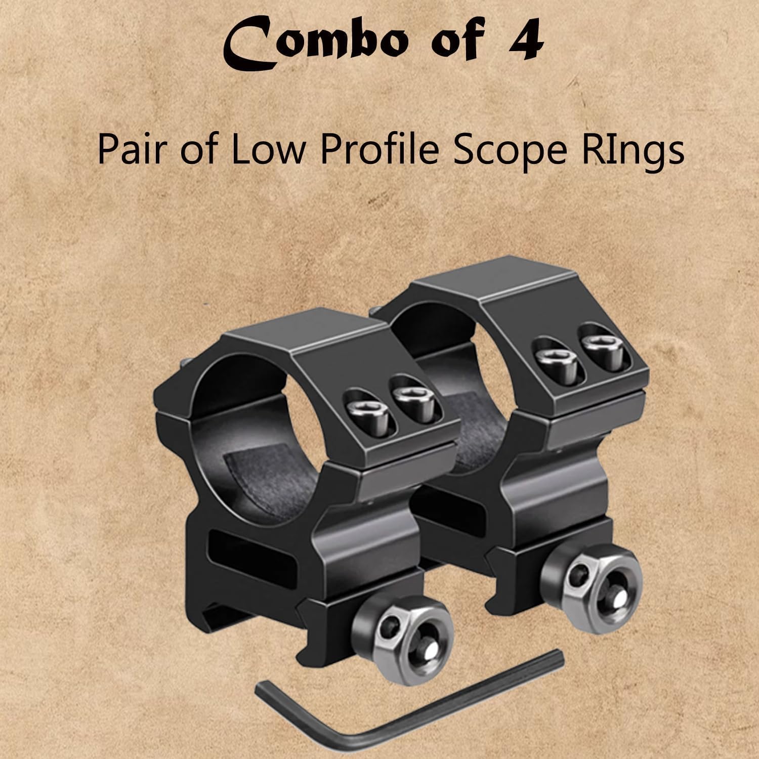 Gotical Picatinny Rail Mount for Savage Axis/Edge Rifles Mounting Hardware Included Allows for Picatinny or Weaver 5 PC of Each Size #6-48 Length 6mm/8mm