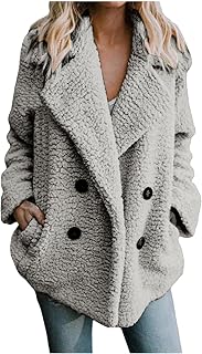 Teddy Fleece Jacket Women's Plain Fleece Jacket Warm Teddy Fur Winter Coat Casual Fashion Transition Jacket Coat Female Leisure Work Functional Jacket