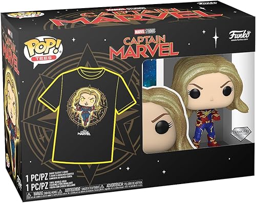 Miniatura 2 de Funko Pop! Pop and Tee Marvel - Capitana Marvel S