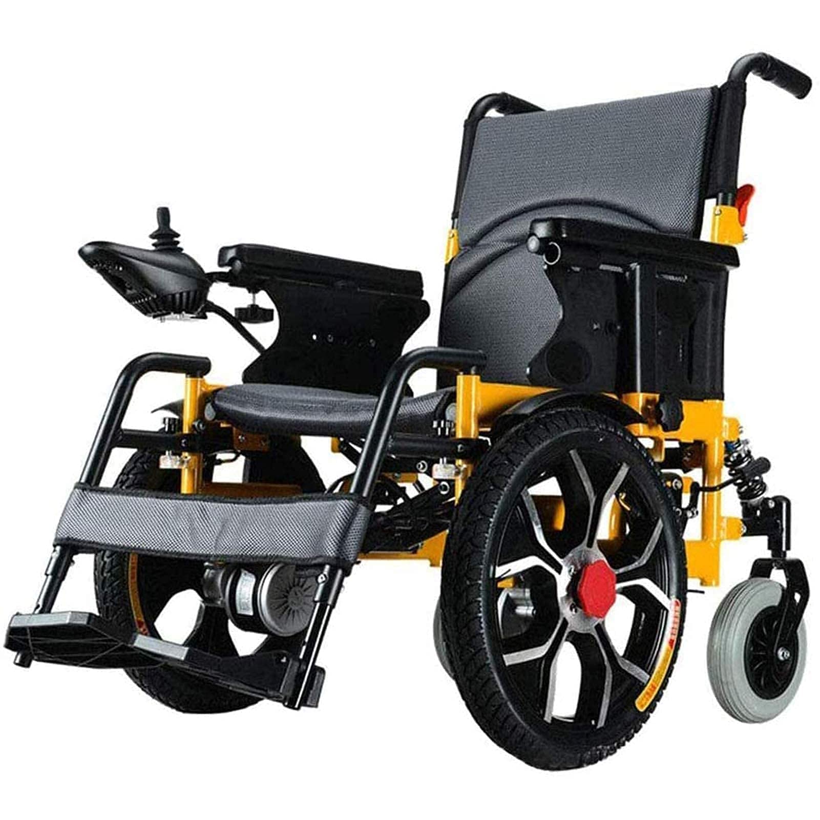 Buy Walking Aaid Electric Wheelchair Electric Foldable Frame Lightweight AttendantPropelled