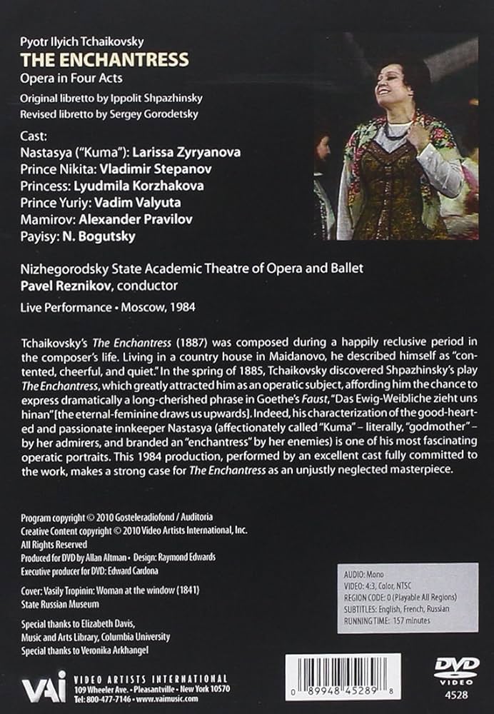 Amazon.com: Tchaikovsky: The Enchantress : Nizhegorodsky