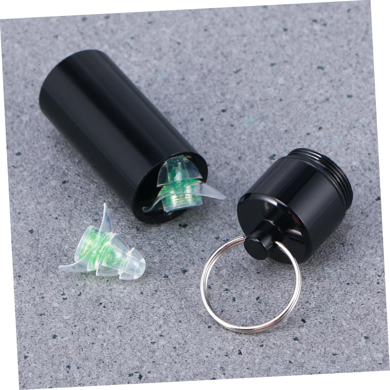 SOLUSTRE 2stücke Musikfilter Ohrstöpsel Geräuschreduzierung Für Schlaf Schnarchen Reisen Bequemes Design Mit Aluminiumflasche Grün Wiederverwendbare Ohrstöpsel Für Optimalen