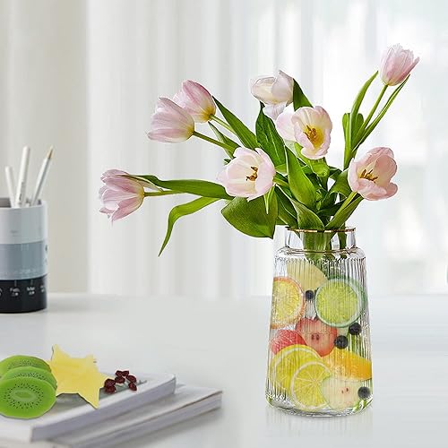 Miniatura 3 de Woration 60 piezas de bloques de limón de lima artificial, rebanadas de plástico falso, arándanos sintéticos, fruta, cubitos de hielo, decoración de