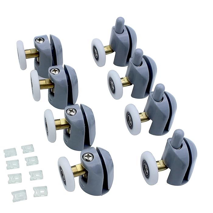 Buy KEABATH 8pcs Shower Door Rollers, Shower Glass Rollers Shower