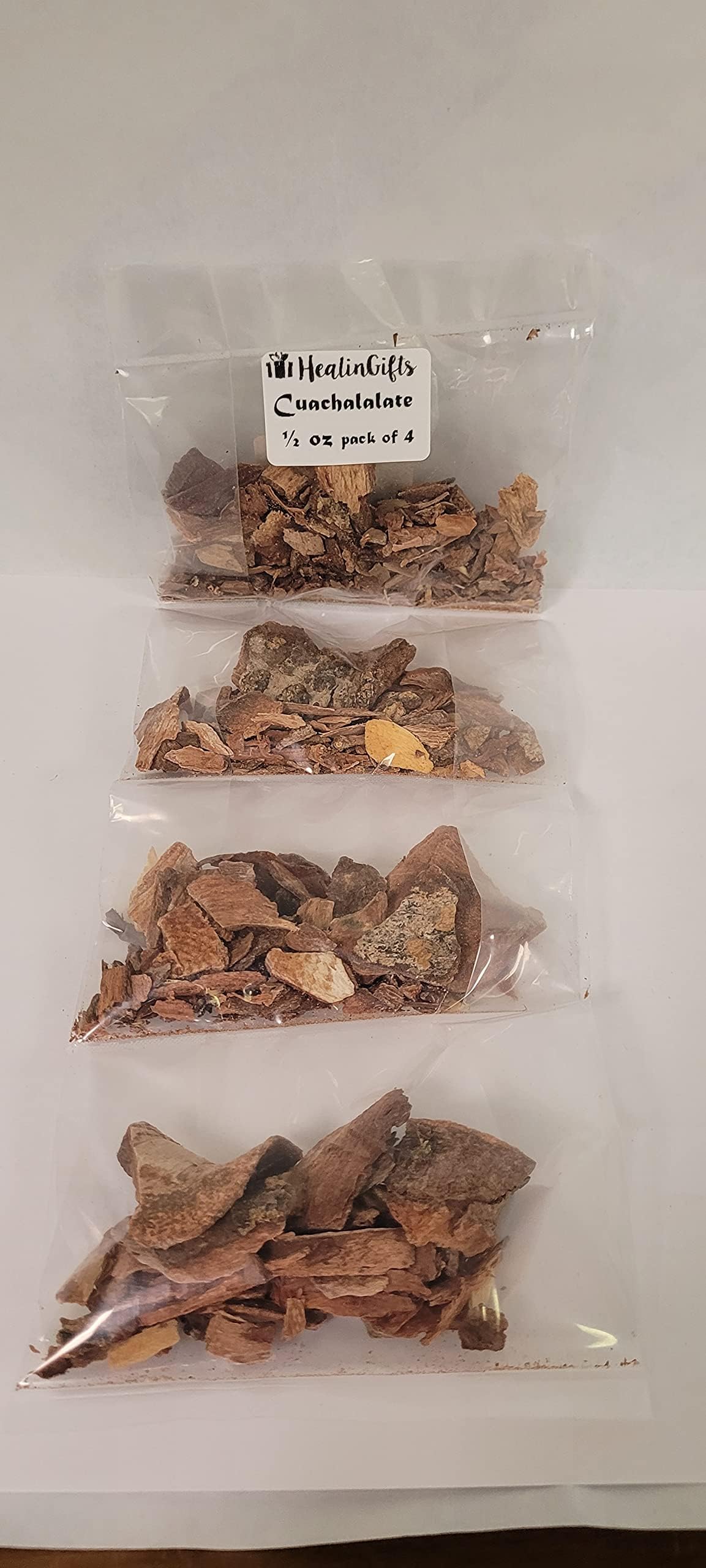 Tadin Herbs & Tea, Cuachalalate (Cuachalalate), 0.5-Ounce Cellophane Bags (Pack of 4)