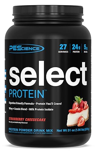 PEScience Select Protein Powder, Whey and Casein Blend, Gluten Free,