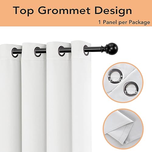 Miniatura 3 de Bonzer - Cortinas blackout para separación de ambientes, anchas, privacidad total, para habitación compartida, 5.8pies de ancho x 7pies de alto,