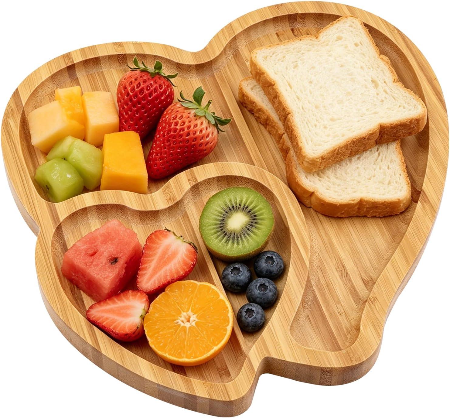 Wooden Serving Tray, Heart Charcuterie Boards for Wedding, Housewarming