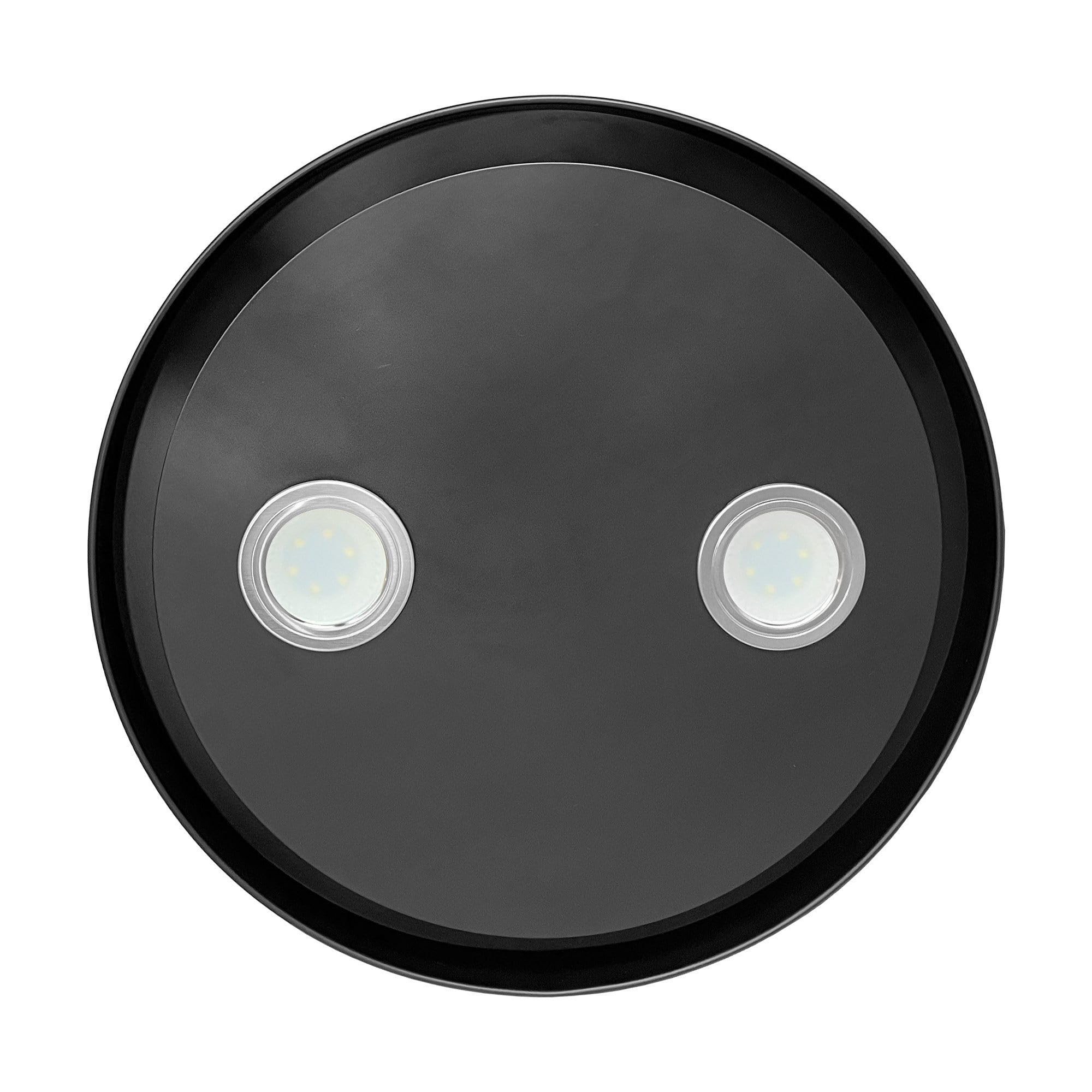 GURARI Cappa aspirante a isola GCH I 385 36 BL Prime, 36 cm, colore nero, cappa da soffitto, 1000 m³/h, 4 livelli, display, illuminazione a LED, aspirazione del bordo