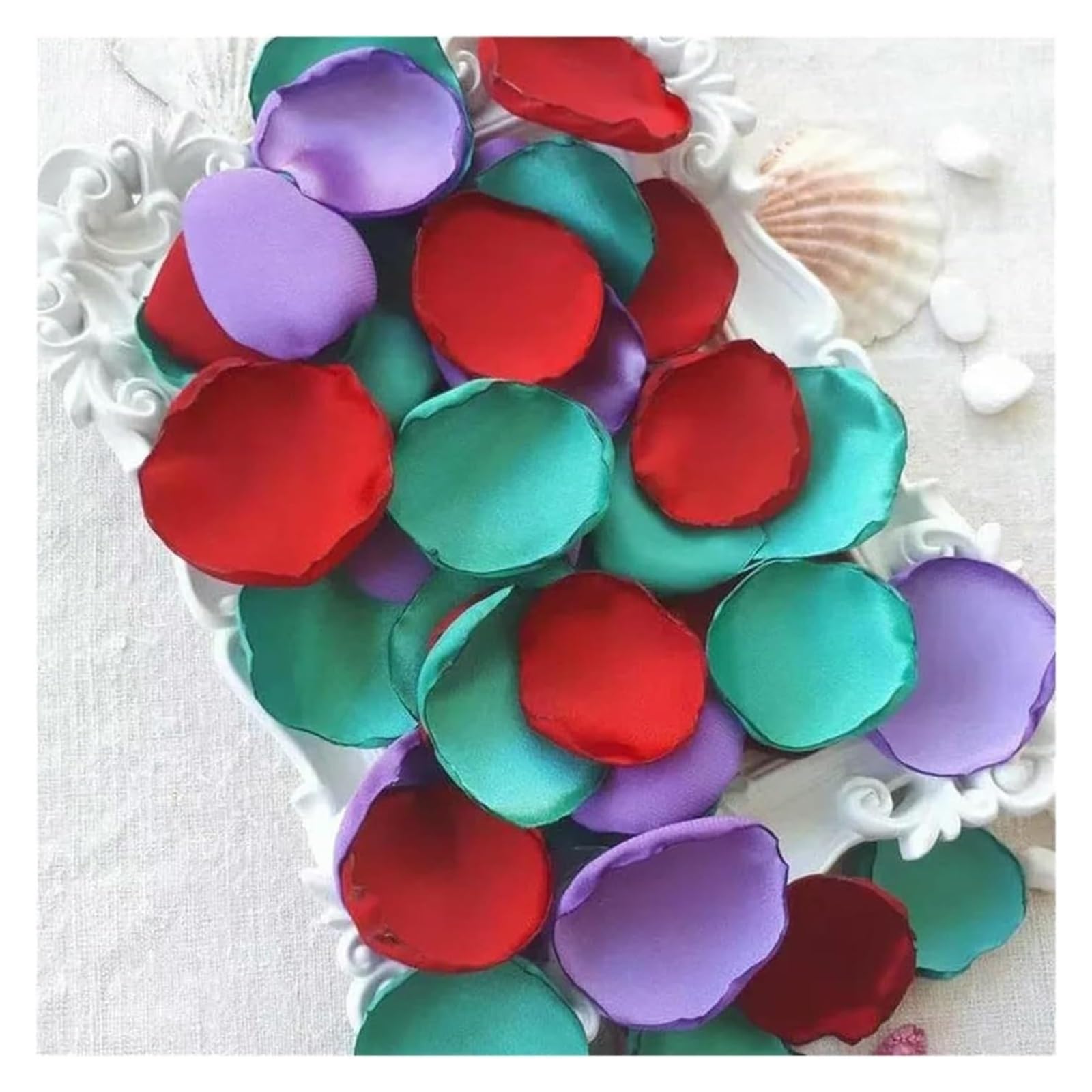 BPABDEITR Artificial Rose Petals 200 Pcs Multicolor Silk Satin(Mixed Color 06)