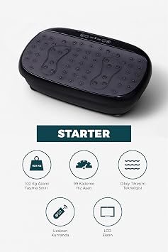 Starter Model Vibration Plate , Yüksek Titreşimli Zayıflama, Egzersiz Ve Spor Cihazı, Kondisyon Ve Spor Aleti