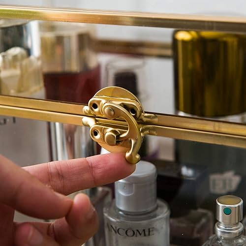 Miniatura 6 de Smart Wyche Caja de cristal grande para tarjetas de boda con cerradura para escultura de joyería cosmética, mini jardín, resistente, 10 pulgadas de