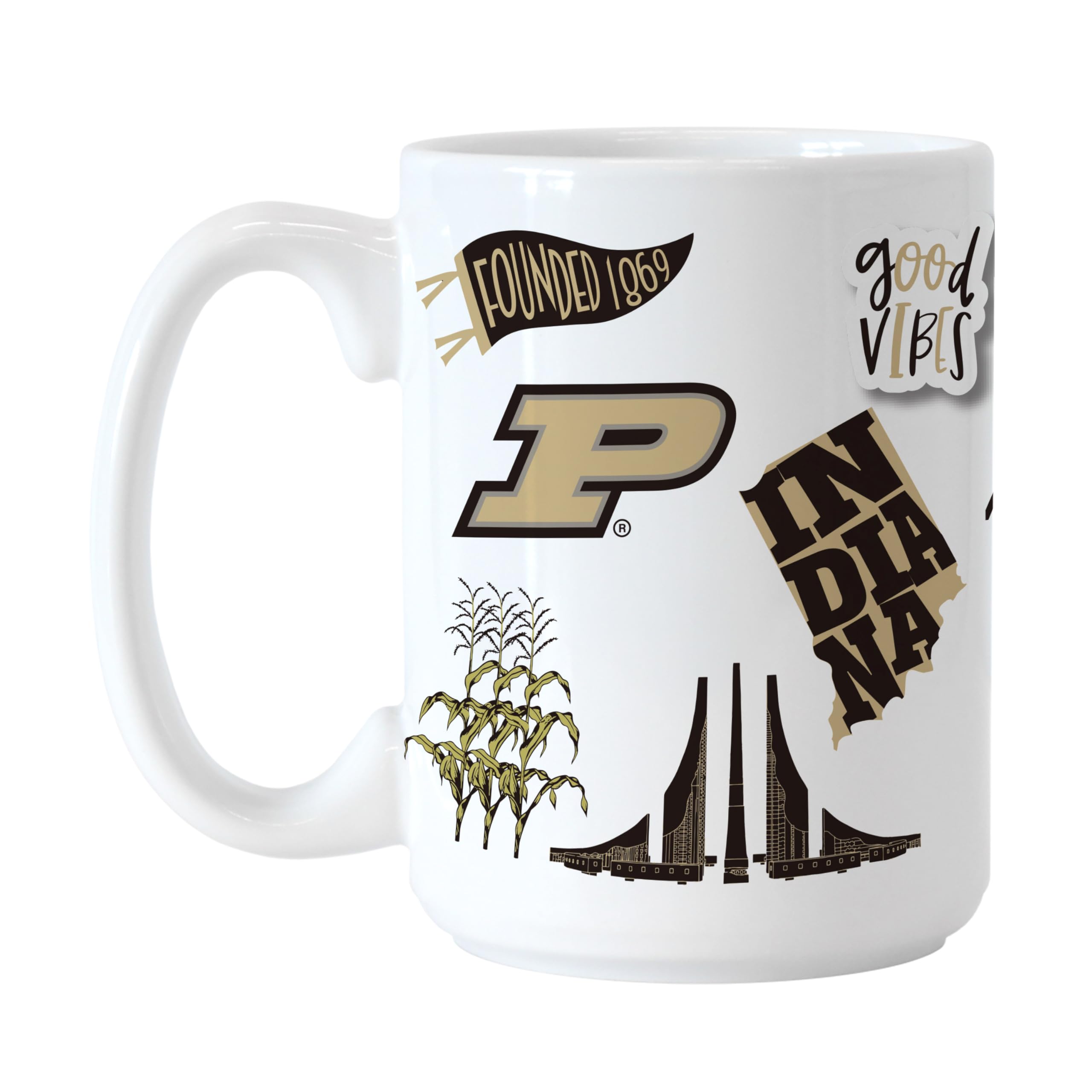 Logo Brands 20 oz Powder Coat Tumbler- Insulated Tumbler with Lid for Water, Iced Tea or Coffee, Smoothie and More