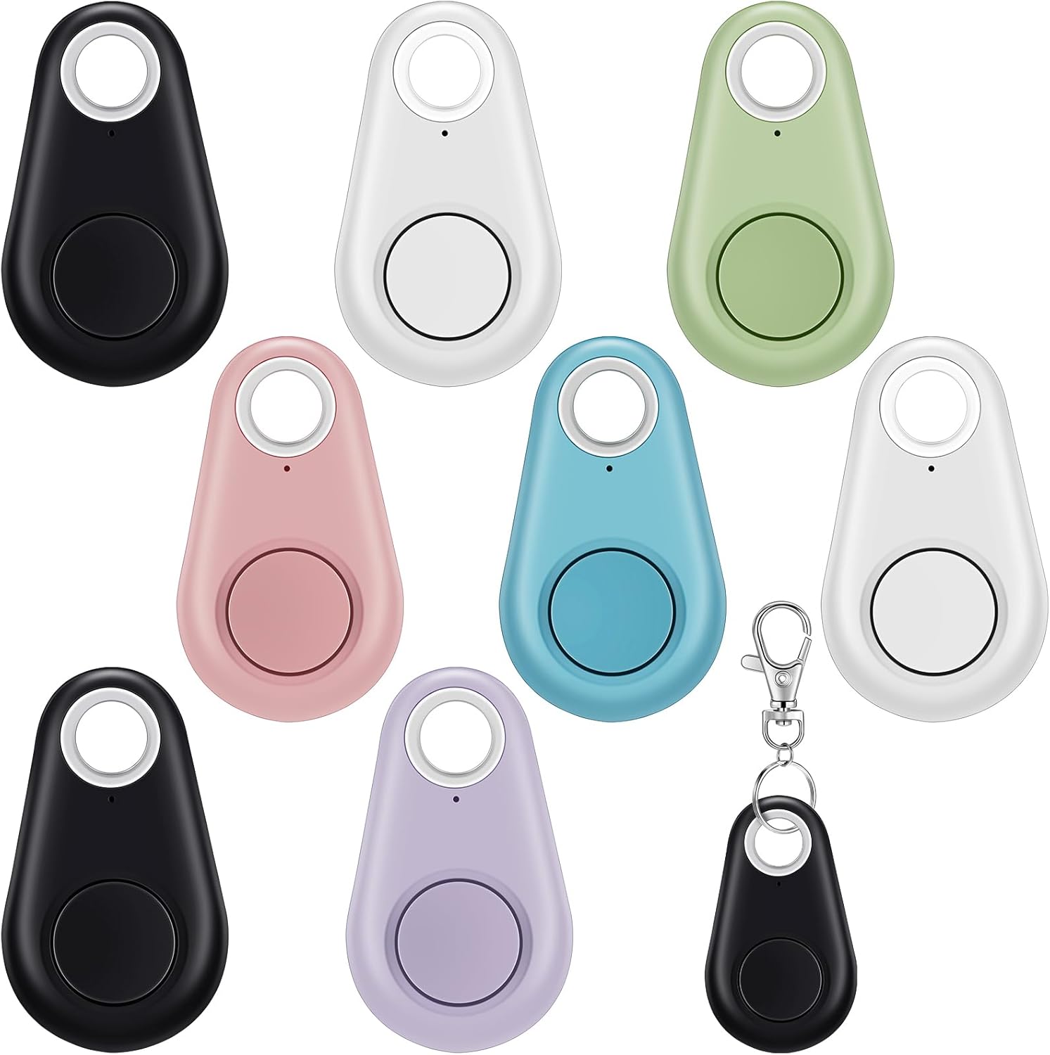 Flutesan 8 Pack Key Finder Locator Anti Lost GPS Tracker