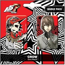 Persona 5 Royal Crow/Goro Akechi Badge Pack.