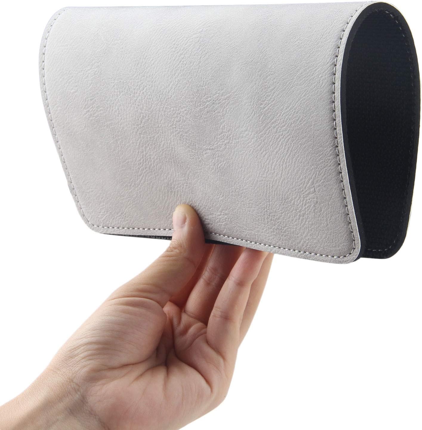 Leather Mouse pad for Laptop Computer PC 9.45 X 7.87 inch Gray image 4