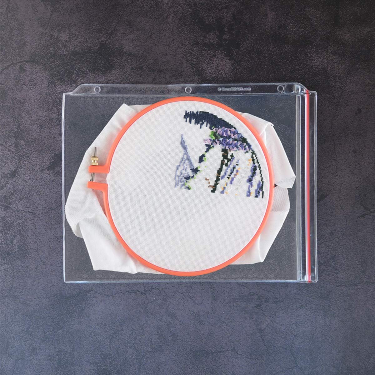 StoreSMART – Zip-Top Embroidery & Cross-Stitch Floss Thread Holder Binder Page – 8 ½” x 11” - 10-Pack - (VH309-FLOSS-10)