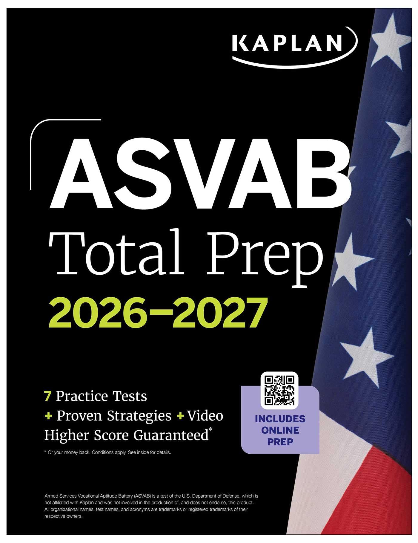 ASVAB Total Prep 2026-2027 (Kaplan Test Prep)