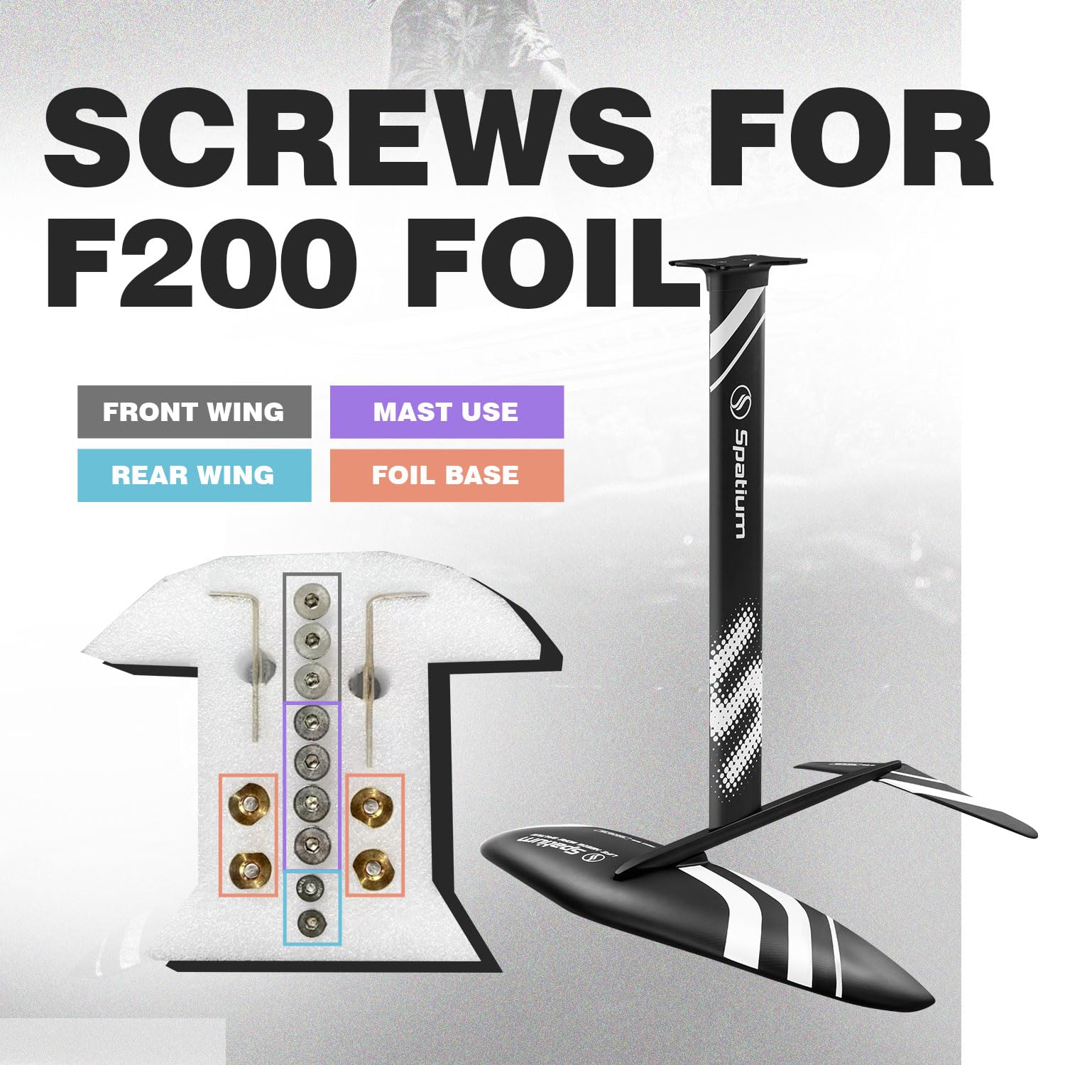 Amazon | Spatium F200 Hydrofoil Foilアルミ合金 ホイル ウィング