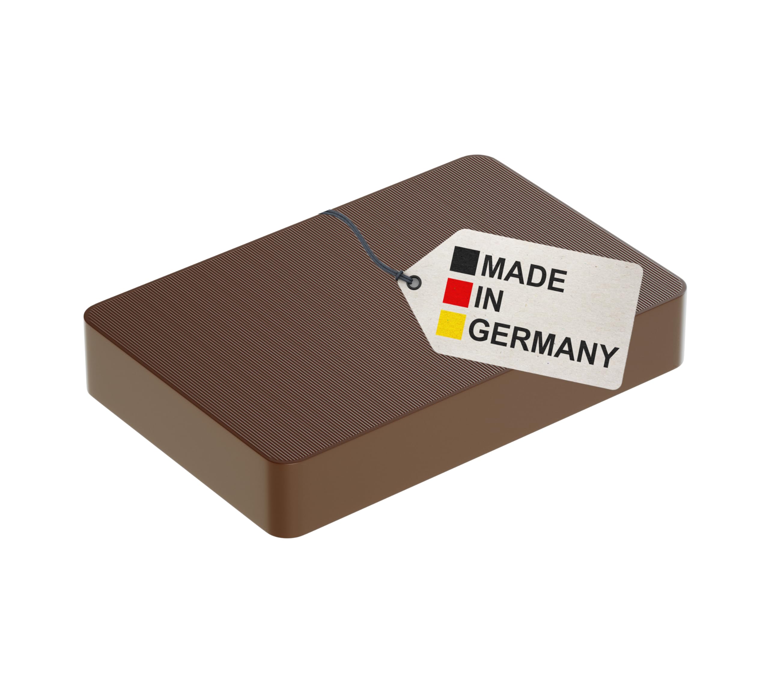 Rondelles universelles BAUHELD en plastique marron pour cales de vitrage 60x40x10 mm