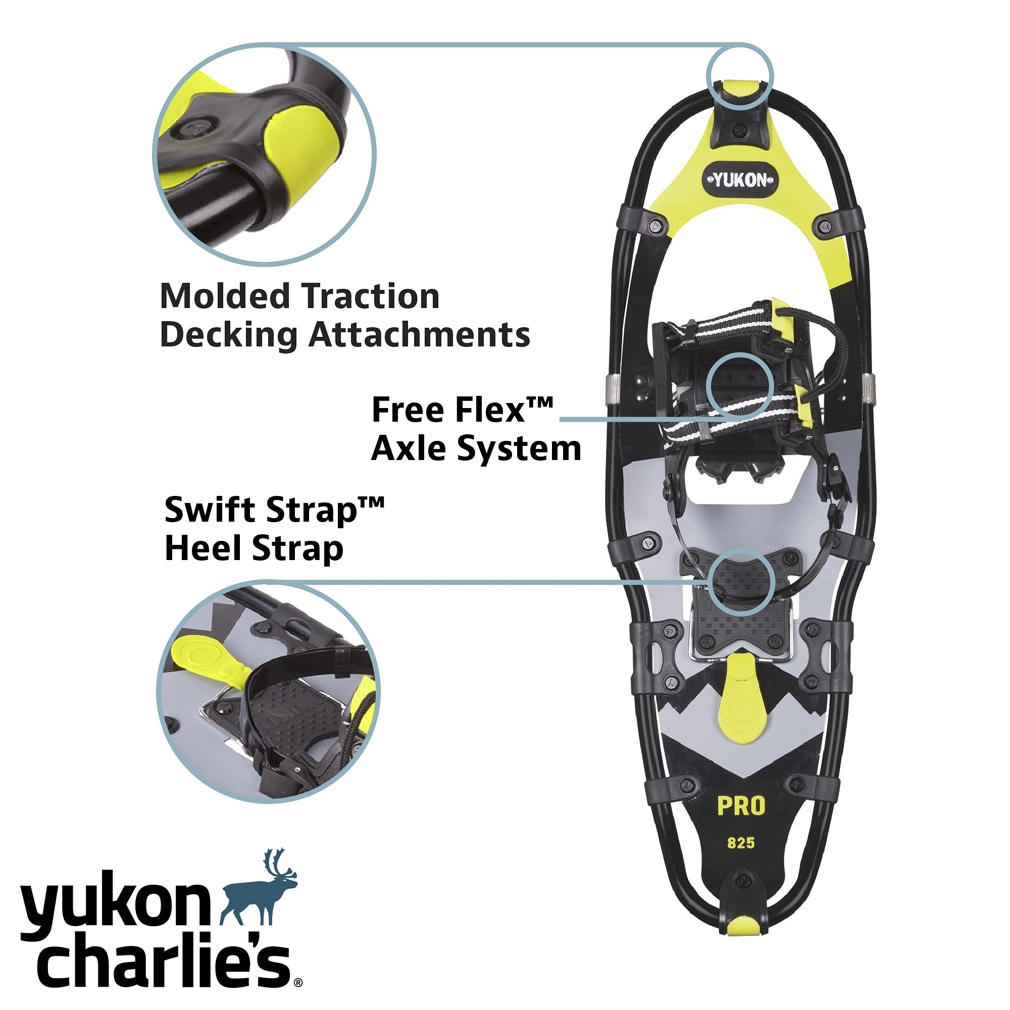 Amazon | Yukon Charlie's Pro スノーシュー 825 | Yukon