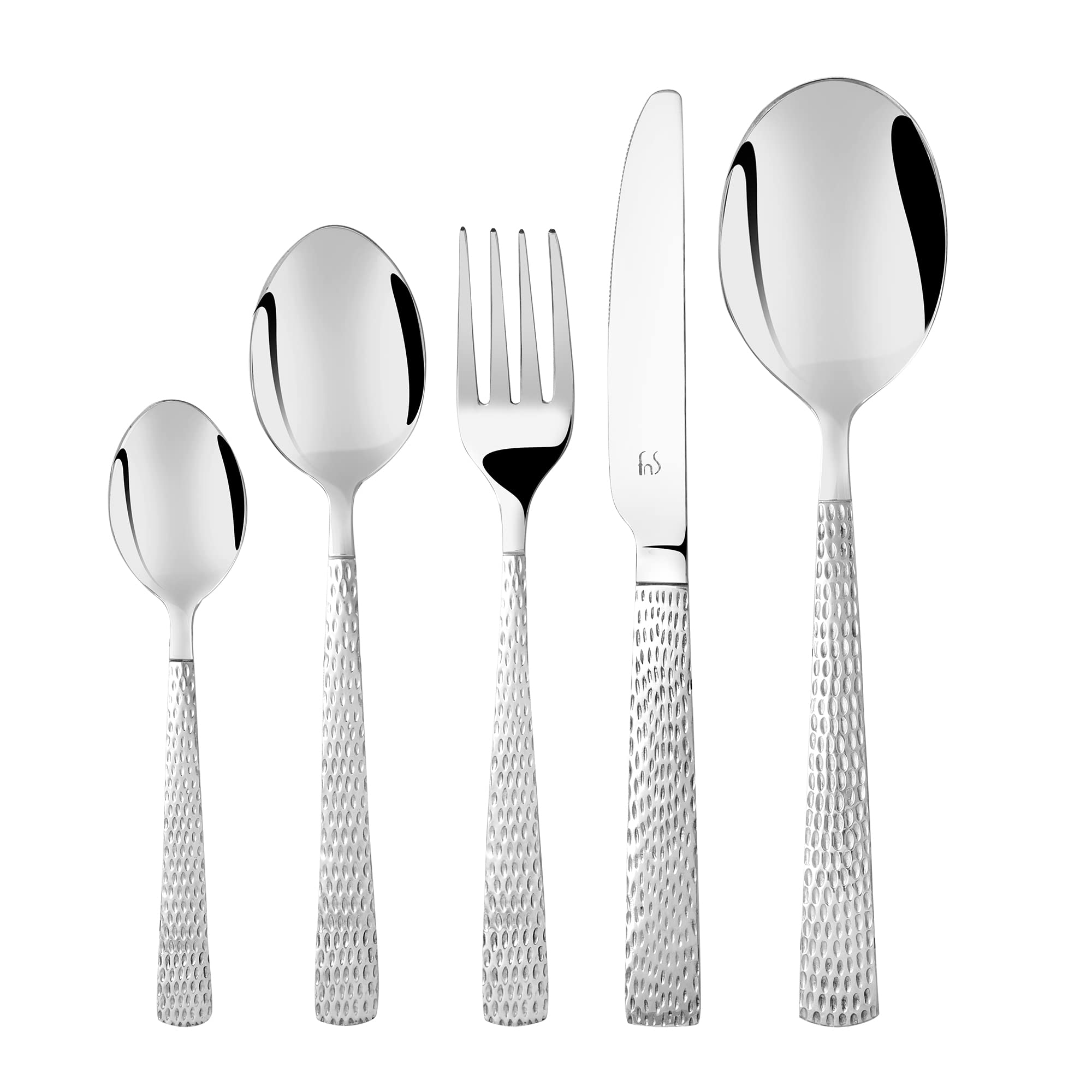 FnS Madrid Cutlery Set - 26 Piece Stainless Steel -5