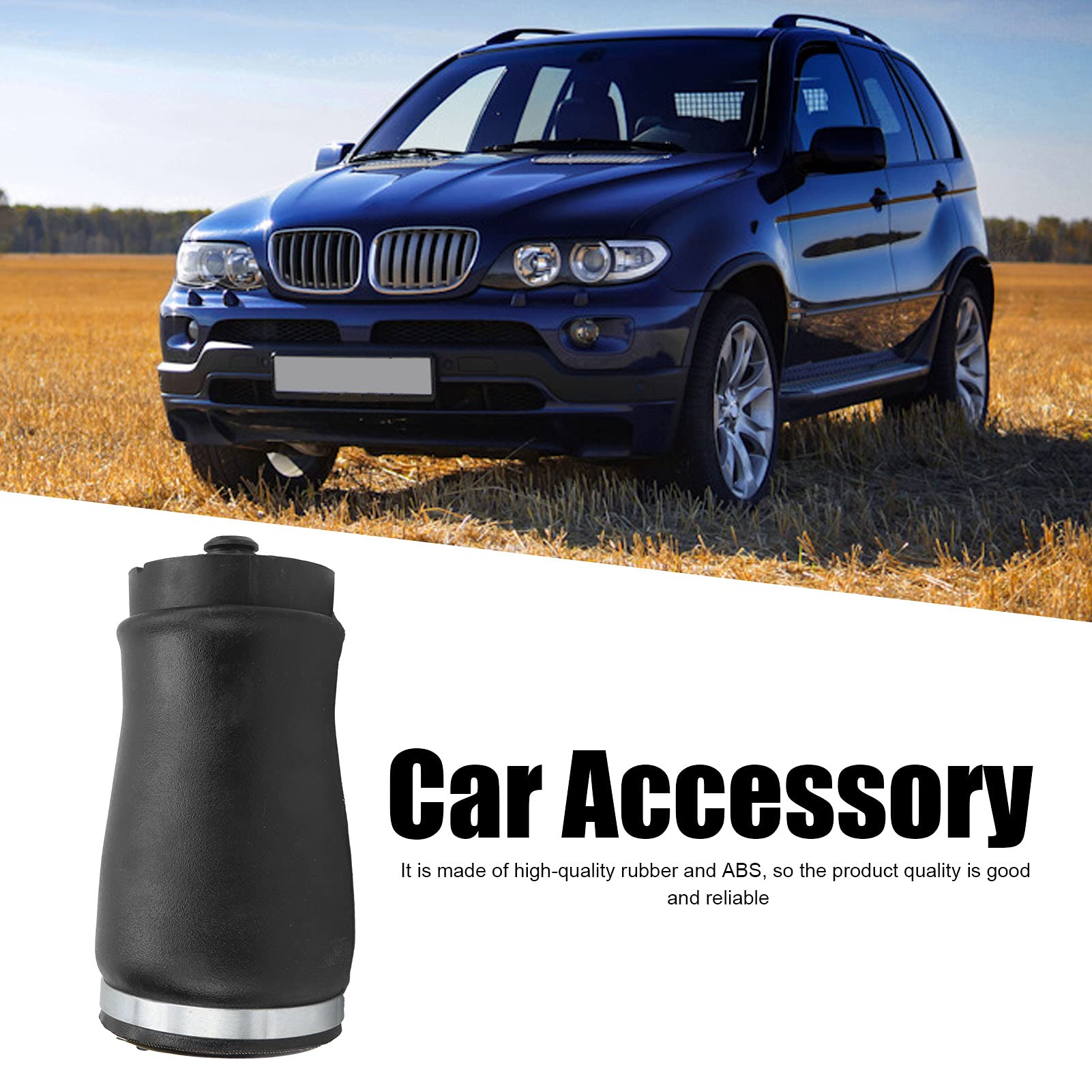Sprężyna zawieszenia powietrza Old Right Wysoka jakość Trwałe zamiennik auto Auto dla serii X5 E53 3.0i 4,4i 4,6is 4,8is Sport Utility 4 drzwi 2000 2006 Black ABS gumowy stop