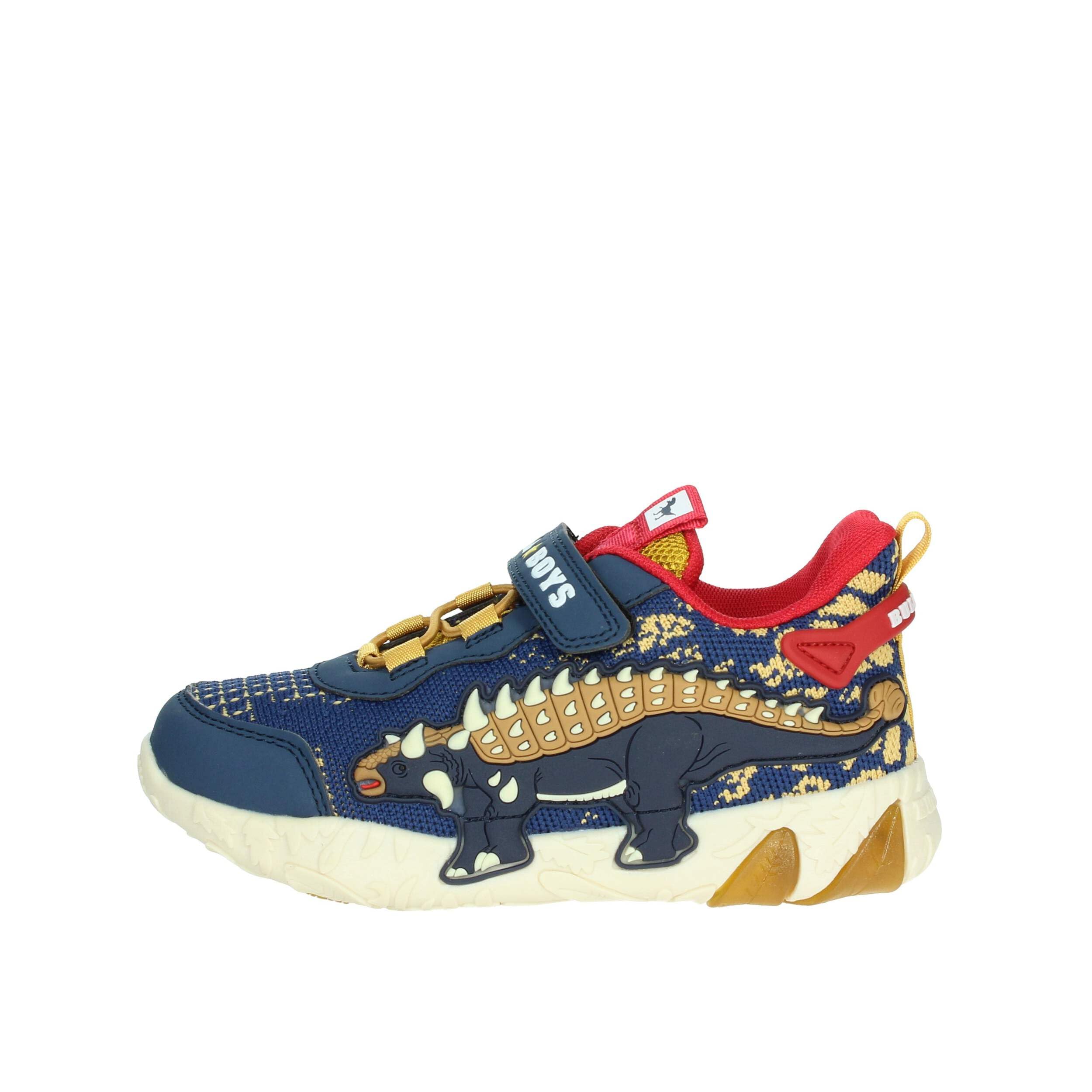 Bull Boys Scarpa con luci Modello DNAL4557 BL01 Anchilosauro Blu
