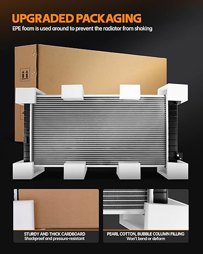 Miniatura 10 de CU1552 Radiadores automotrices de repuesto para D-odge Ram 1500 1994-1998, D-odge Ram 2500 1994-1997, D-odge Ram 3500 1994-1997