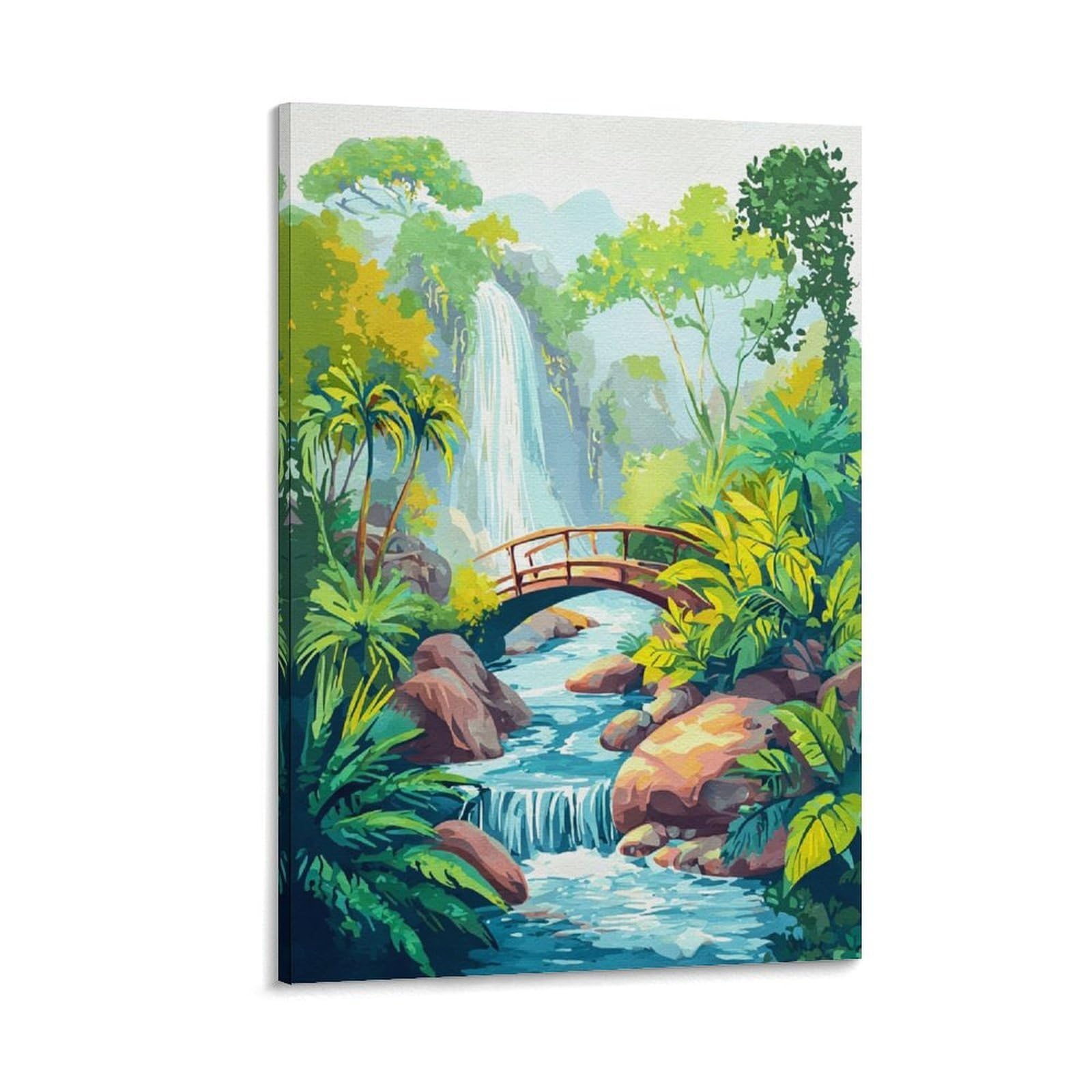 ZBBGGOZ Daintree Posters 08x12inch(20x30cm) Canvas Wall Posters And Art Picture Print Modern Family Bedroom Decor
