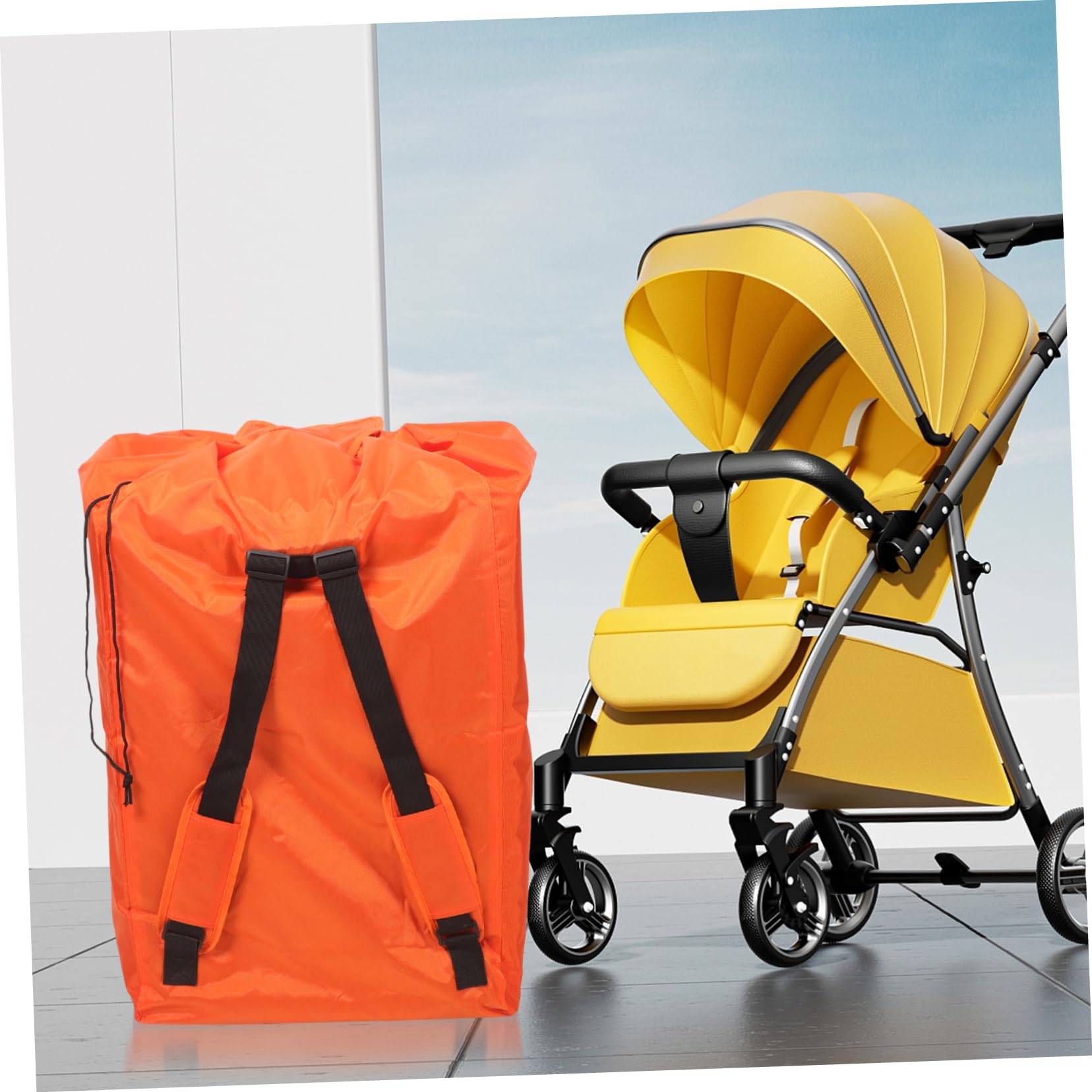 Mobestech Borsa da Viaggio per Passeggino, Sacca Porta Passeggino Oxford, Compatta e Pieghevole, per Viaggio