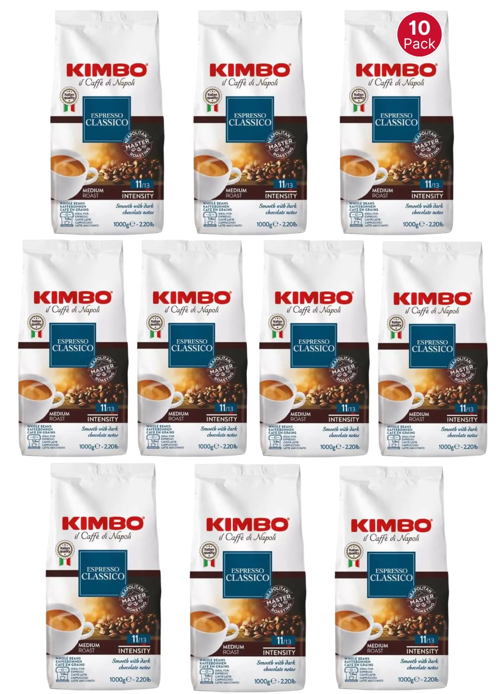 Kimbo Espresso Classico Caffè in Grani 10 kg