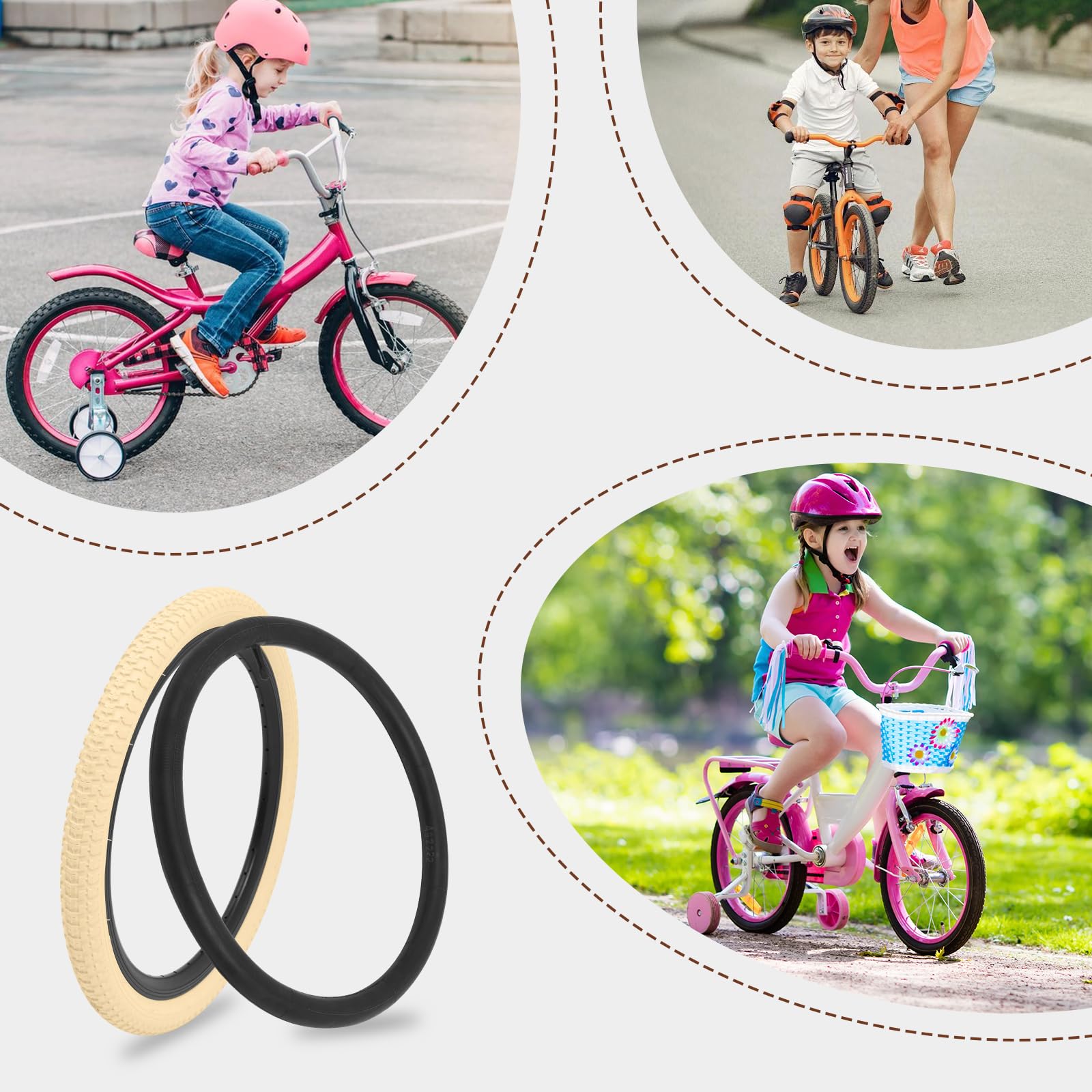 Bike Tire 14 Inch Replacement s For Kids - Main Image