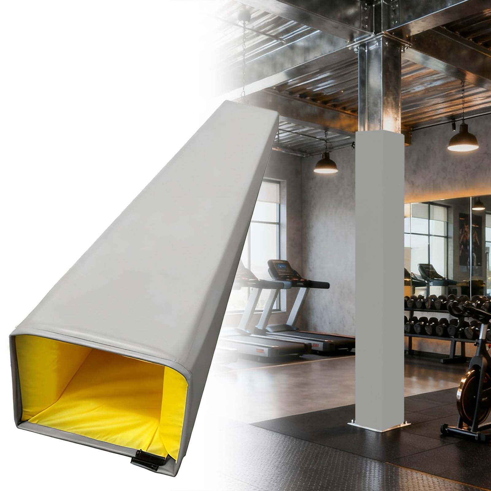 Rembourrage de poteau de basket-ball extérieur pour colonne de terrain de garage et sous-sol