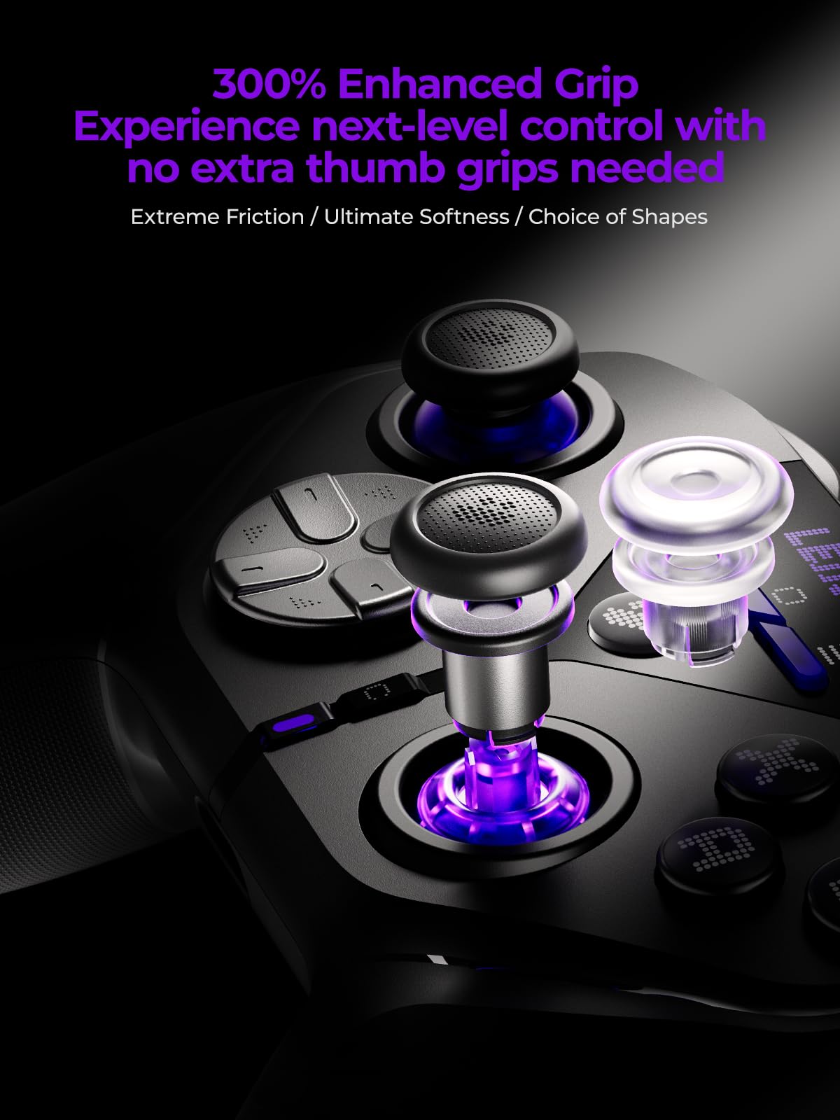 leadjoy Xeno Plus Gaming Controller Dedicated Joystick Caps and