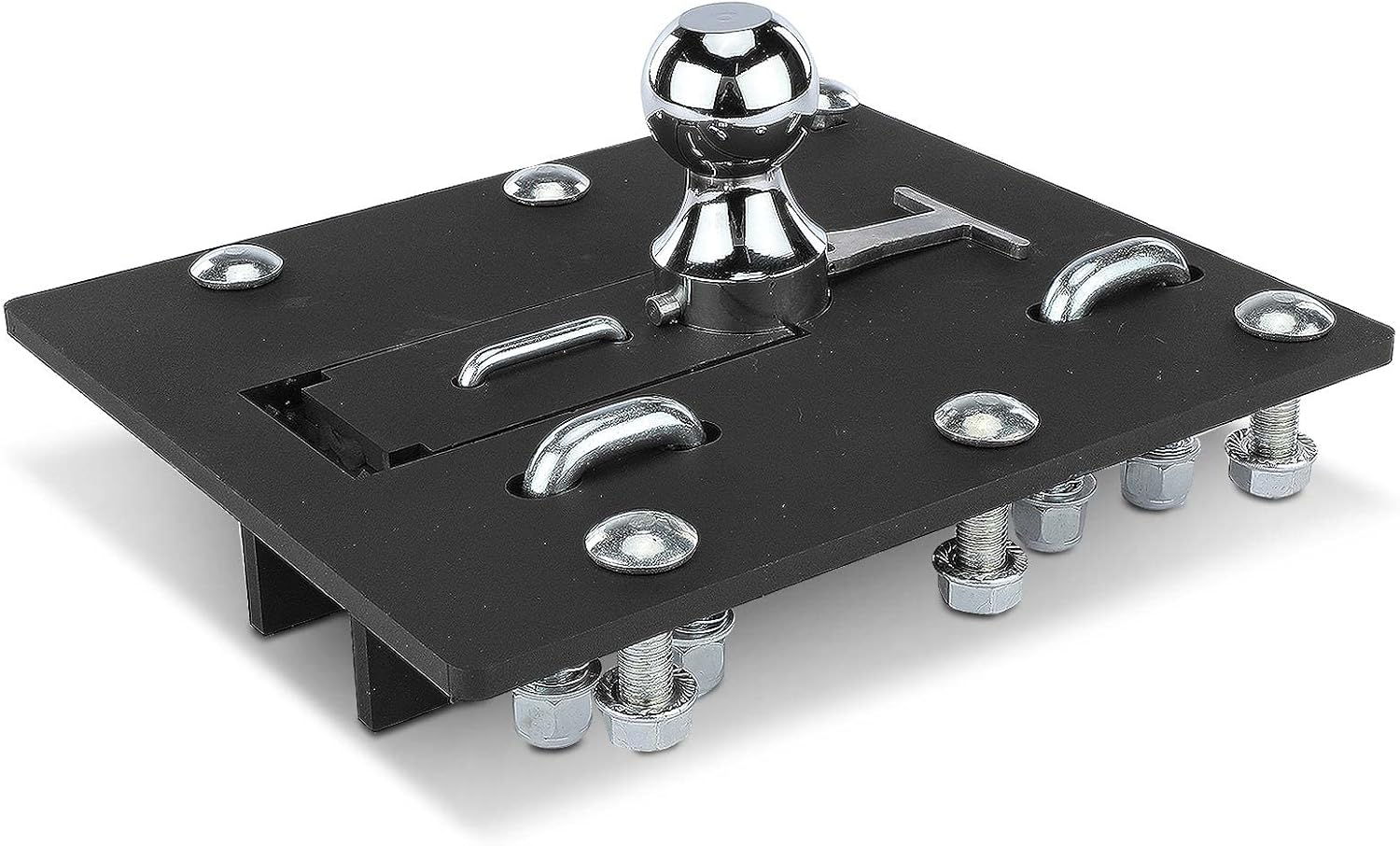 A-Premium Over Bed Folding Ball Gooseneck Trailer Hitch Compatible with Ford F-150/250/150 Heritage & Chevy Silverado 1500/2500/3500/2500 HD Classic & Dodge Ram & GMC Sierra, 2-5/16" Ball, 30000 lbs