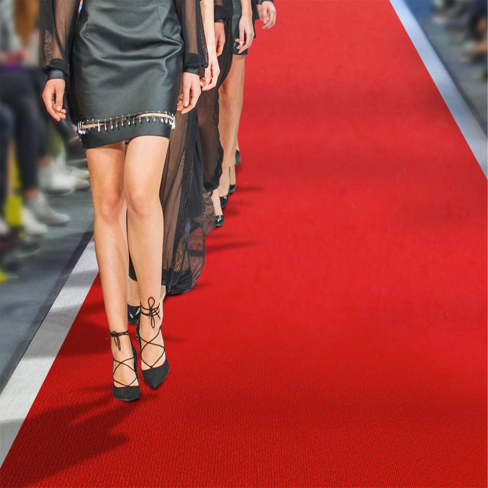 Floordirekt | Tappeto Rosso VIP - Evento, Ricevimento, Mostra, Matrimonio | 100 x 700 cm