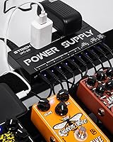 Vista 8 de STRICH SPS-20 Fuente de alimentación para guitarra con 10 salidas DC independientes para pedal de efecto de 9 V/12 V/18 V