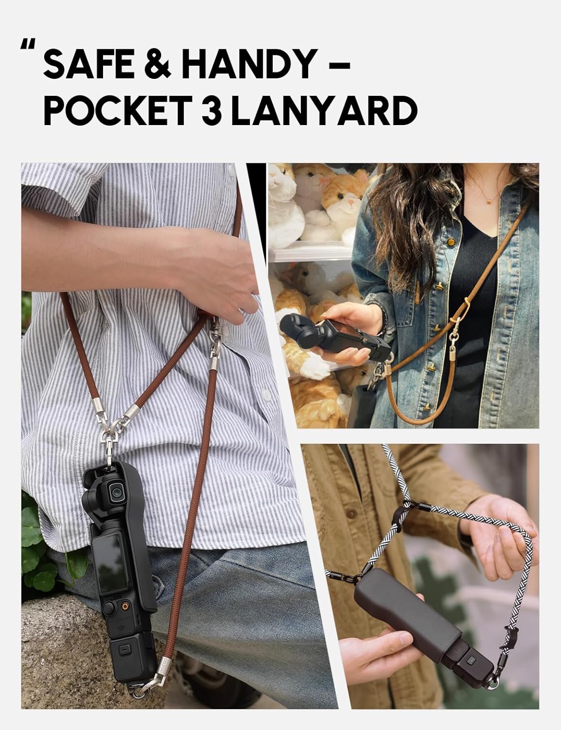 project-cb Pocket3 Lanyard,Phone Tether Tab 2,Crossbody & Wrist Strap,Lanyard for DJI Osmo Pocket 3, Phone Strap - Image 2