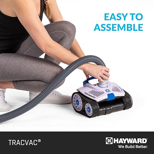 Vista 13 de Hayward W3HSCTRACCU TracVac Limpiador de piscina con succión para piscinas enterradas de hasta 40 pies de longitud + bote de hojas estándar Hayward