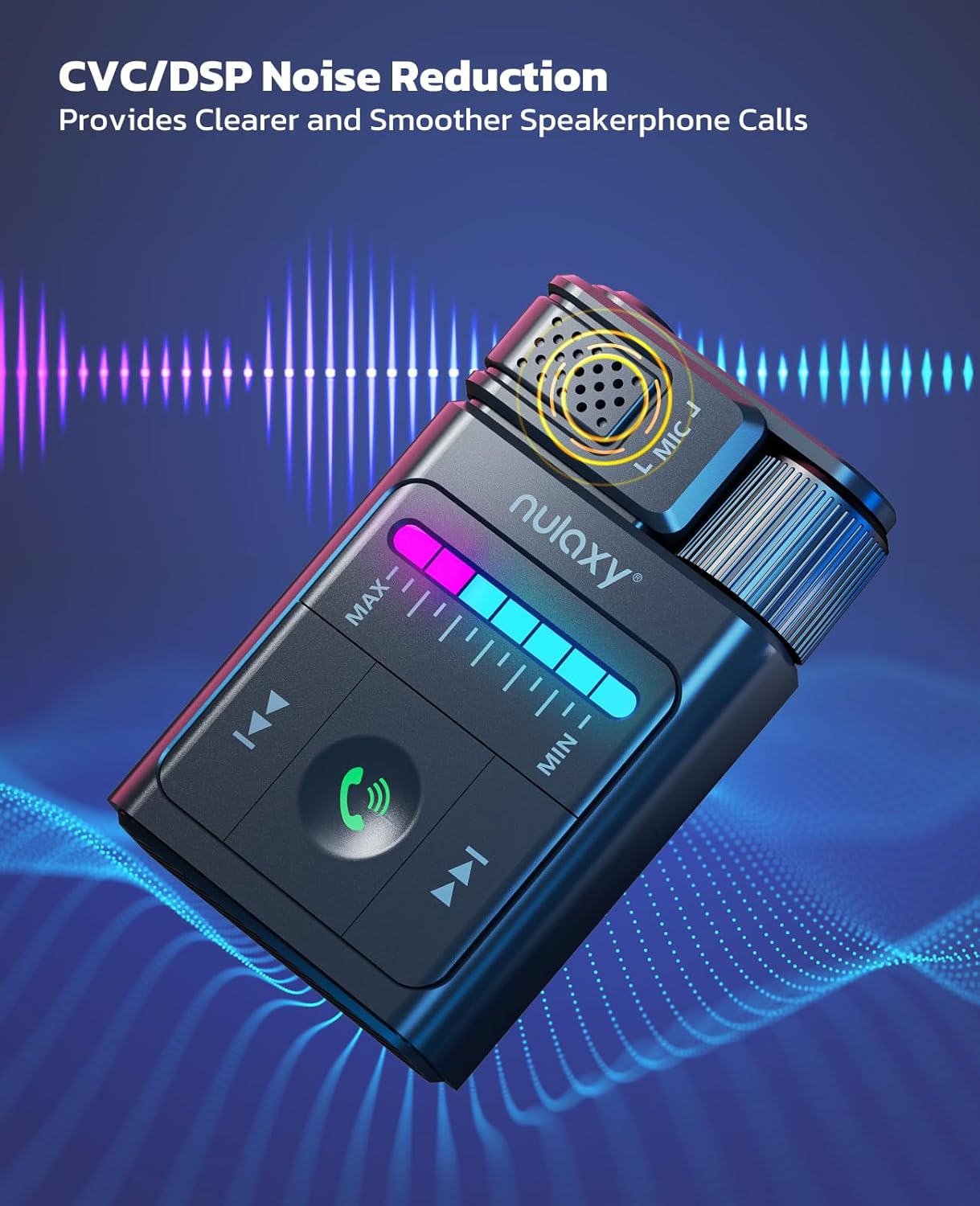 Nulaxy BT64 Bluetooth adapter with CVC/DSP noise reduction