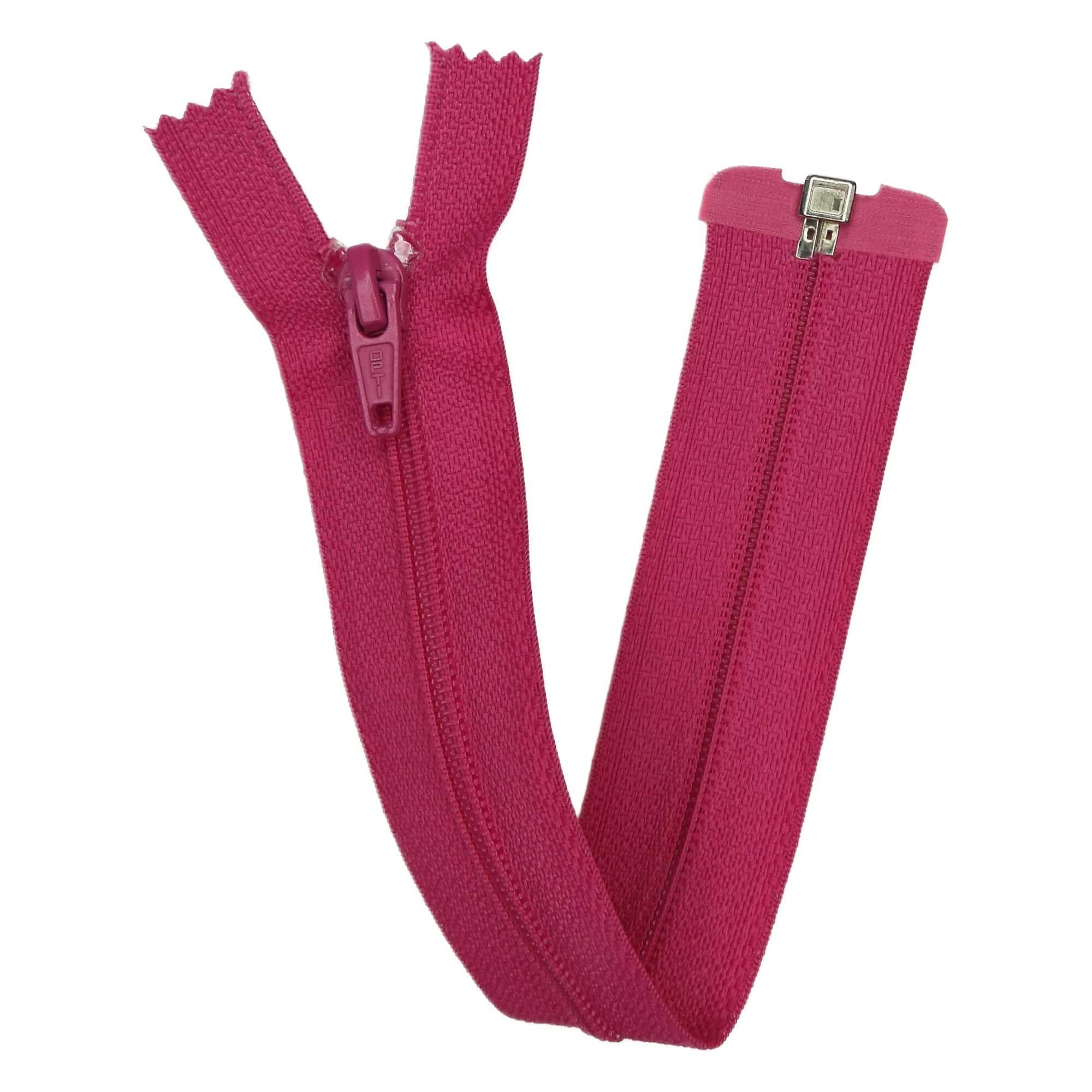 Simon Browne Crafts Open End Zip 26 inch Nylon No5 66cm Coat Jacket 27 Colours BUY 1 or 2 Zips 654D, 3697 Cerise, 1 โ image 1