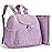mommore Diaper Bag Small Diaper Backpack Stylish Toddler Baby Mini Maternity Bags Travel Backpacks with Insulated Pockets, Changing Pad, Stroller Straps