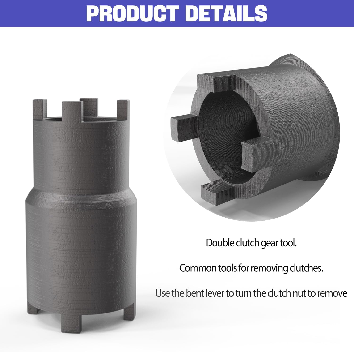 17 Teeth Semi Automatic Clutch Assembly with Lock Nut Spanner Tool for 50cc 110cc 125cc 135cc ATV Quad Go Kart Dirt Bike Roketa Kazuma JCL NST SUNL Taotao