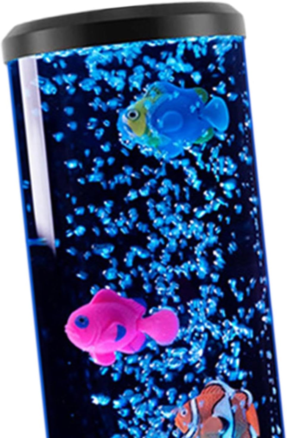 2セットLEDバブルフィッシュランプ USB魚水族館ランプ 子供用 デスクトップテーブル装飾用