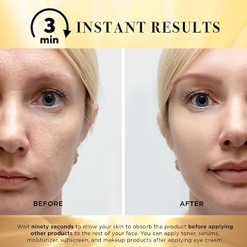 Temporary Face Tightener: Instant Face Lift Cream for Mature Skin (Age 50+) – Visibly Firm & Smooth the Look of Wrinkles Fine Lines – For Bare Skin Use – 2.1 oz