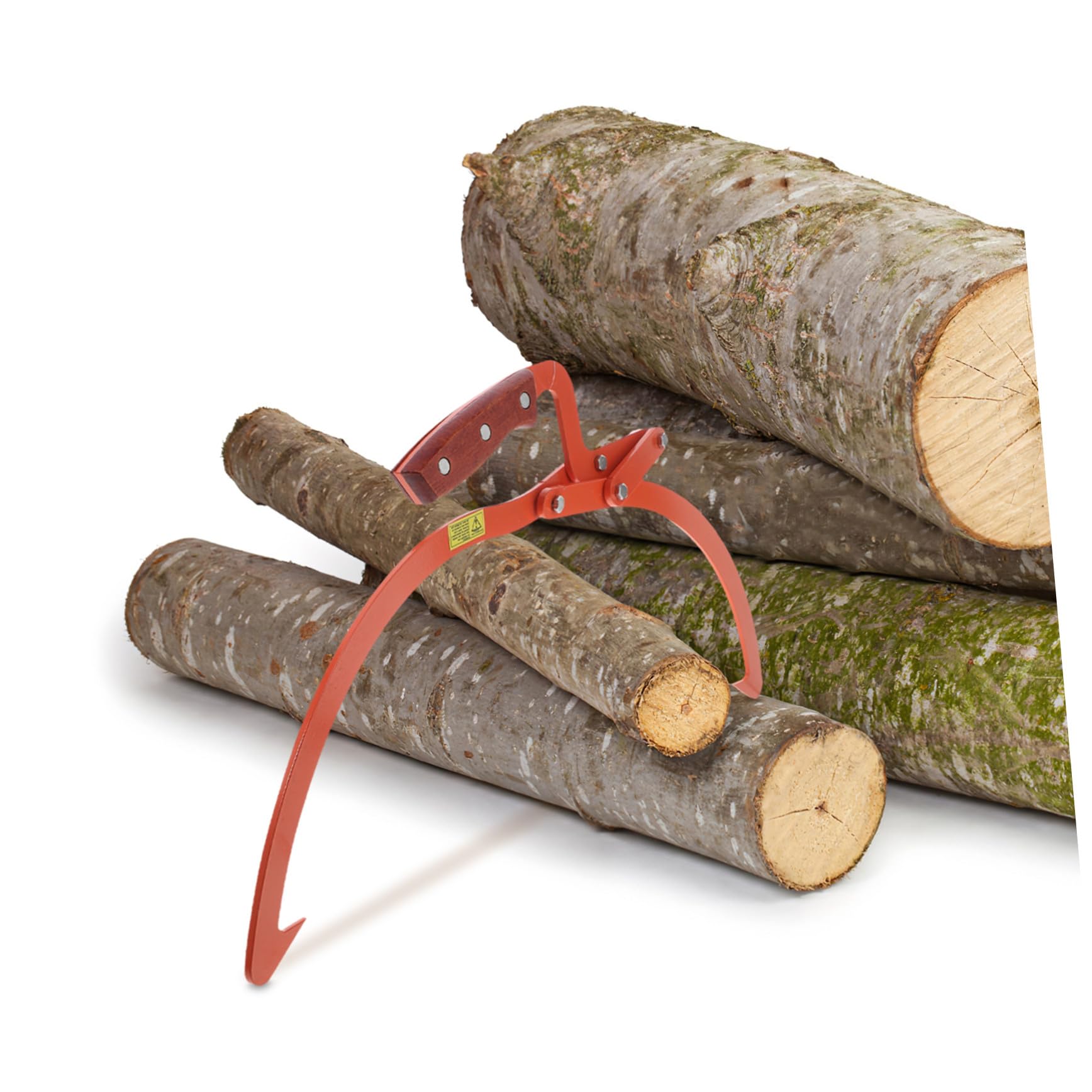 Schwerlast Holzheber mit 2-klauen aus Legierungsstahl Rutschfester Greifer zum Heben und Tragen von Baumstämmen Zuverlässige Holzziehzange für Wald- und Holzarbeiten